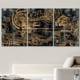 thumbnail image 2 of wall26 Canvas Print Wall Art Set Electronic PC Motherboard Circuit Collage Abstract Technology Digital Art Modern Art Alternative Urban Shapes for Living Room, Bedroom, Office - 16"x24"x3, 2 of 5