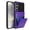 Purple, variant on Dteck Wallet Case for Samsung Galaxy S26 with 4 Card Credit Holder Slot Shockproof Hybrid Heavy Duty Protection Armor Back Phone Cover, White