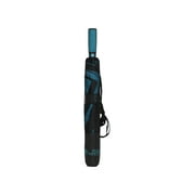 Misty Harbor Automatic Open Two Person Rain Umbrella Black Teal