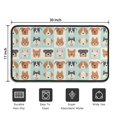 thumbnail image 5 of Lovely Dog Breeds Door Rugs,Washable Non Slip Door Mats Indoor,Decorative Door Mats,Entry Mat Indoor for Entrance,Bedroom,Kitchen,Bathroom,30"x17", 5 of 6
