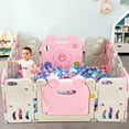 thumbnail image 2 of Patiojoy Parc pour Bébé 14 Panneaux Pliable Centre d'Activités de Sécurité pour Enfants, 2 of 7