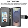 thumbnail image 6 of Takfox Galaxy S25 Case,for Samsung Galaxy S25 Wallet Phone Case,Takfox PU Leather Magnetic Detachable Card Holders Shockproof Kickstand Protective [Flip Folio Cover] Black, 6 of 10