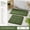 Moss Green, variant on Moss Green Bathroom Rugs Set 2 Piece, Soft Absorbent Microfiber Bath Mat, Non Slip Quick Dry Plush Shaggy Rugs for Tub and Shower, 16x24 Inches