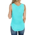 thumbnail image 4 of Dellytop Womens V Neck Loose Fit Sleeveless Casual Summer Tank Tops, 4 of 5