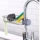 thumbnail image 1 of Estante para grifo de acero inoxidable, tipo colgante, adecuado para fregadero de cocina, estante de almacenamiento para fregadero de baño, se puede colocar esponja, jabón, champú, gel de du, 1 of 5