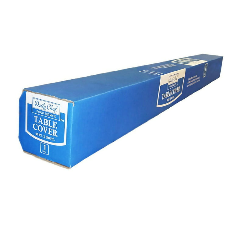 TABLE COVER/ Plastic, 300 ft per roll-Food Service – Croaker, Inc