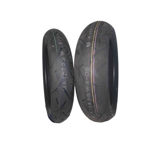 Full Bore 1 70 17 F 160 60 17 R Set Radial Sportbike Motorcycle Front Tires Walmart Com Walmart Com