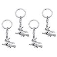 thumbnail image 3 of CIMAXIC Alloy keychains 4Pcs Wizard Riding Broom Keychains Lovely Keychains Alloy Key Holders Bag Decors,1.46"X1.18"X0.04", 3 of 4