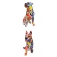 thumbnail image 1 of 2 estatuas modernas de perro con , escultura, figurita, dormitorio, hogar, manualidades decorativas Soledad estatuilla de animales, 1 of 6