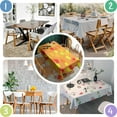thumbnail image 4 of Thanksgiving Day Tablecloth Waterproof Spillproof Tablecolths Table Covers Autumn Maple Leaf Table Cloths for Dining Kitchen Restaurant Birthday Rectangle,60x84inch, 4 of 5