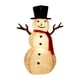 thumbnail image 2 of Navidad adorno de luz centros de mesa escultura figurita suministros accesorios para fotos accesorios luminosos para fiesta Halloween BLESIY Figura de luz de muñeco de nieve, 2 of 8