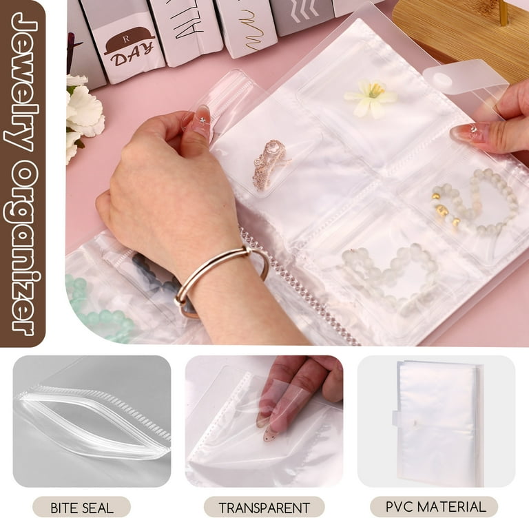 Clear Plastic Jewelry Storage Book, Anti Tarnish 160 Grids Earring