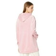 Juicy Couture J2003 Hoodie Women's Pink Polyester Long Sleeve Pullover