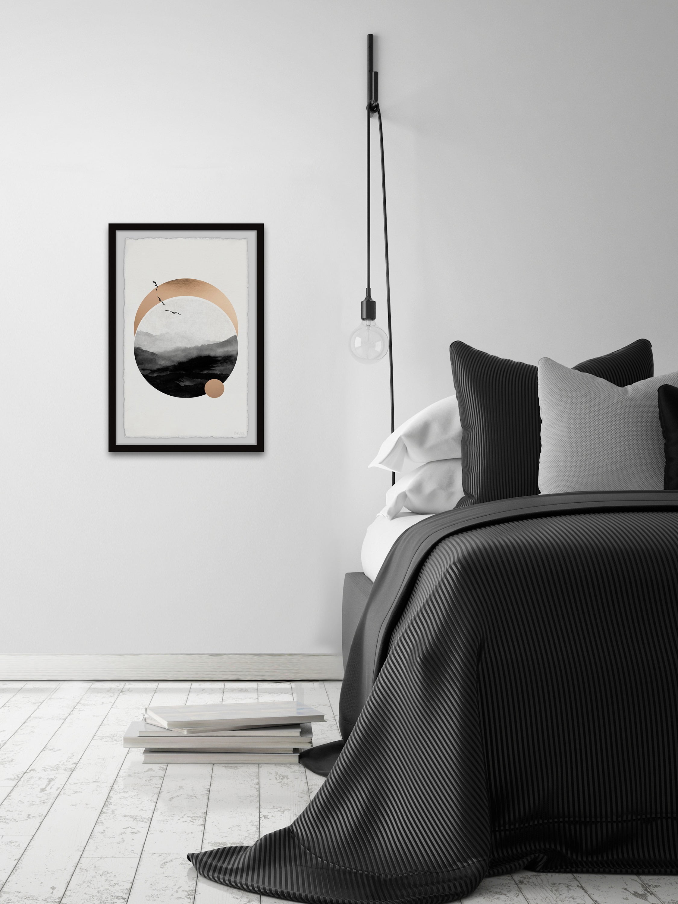 Parvez Taj Bird Landscapes Framed Art Prints