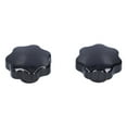 thumbnail image 1 of 2Pcs Star Grip Knob 7-Star Tighten Nut Clamping Handle Machine Tool Accessories M12 x 80, 1 of 9