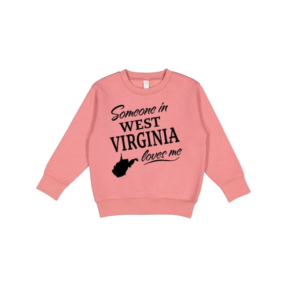 Inktastic Someone in West Virginia Loves Me Toddler Sweatshirt