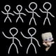 thumbnail image 1 of Figura de acción de plástico de 6 piezas con cuerpo articulado, 3 estilos, móvil, con sonido, cuerpo de marioneta, marco de figura, modelo de cuerpo completo, 1 of 9