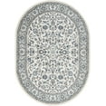 thumbnail image 3 of Madison Traditional 5' x 7' Oval Cream Polypropylene Indoor Area Rug, 3 of 7
