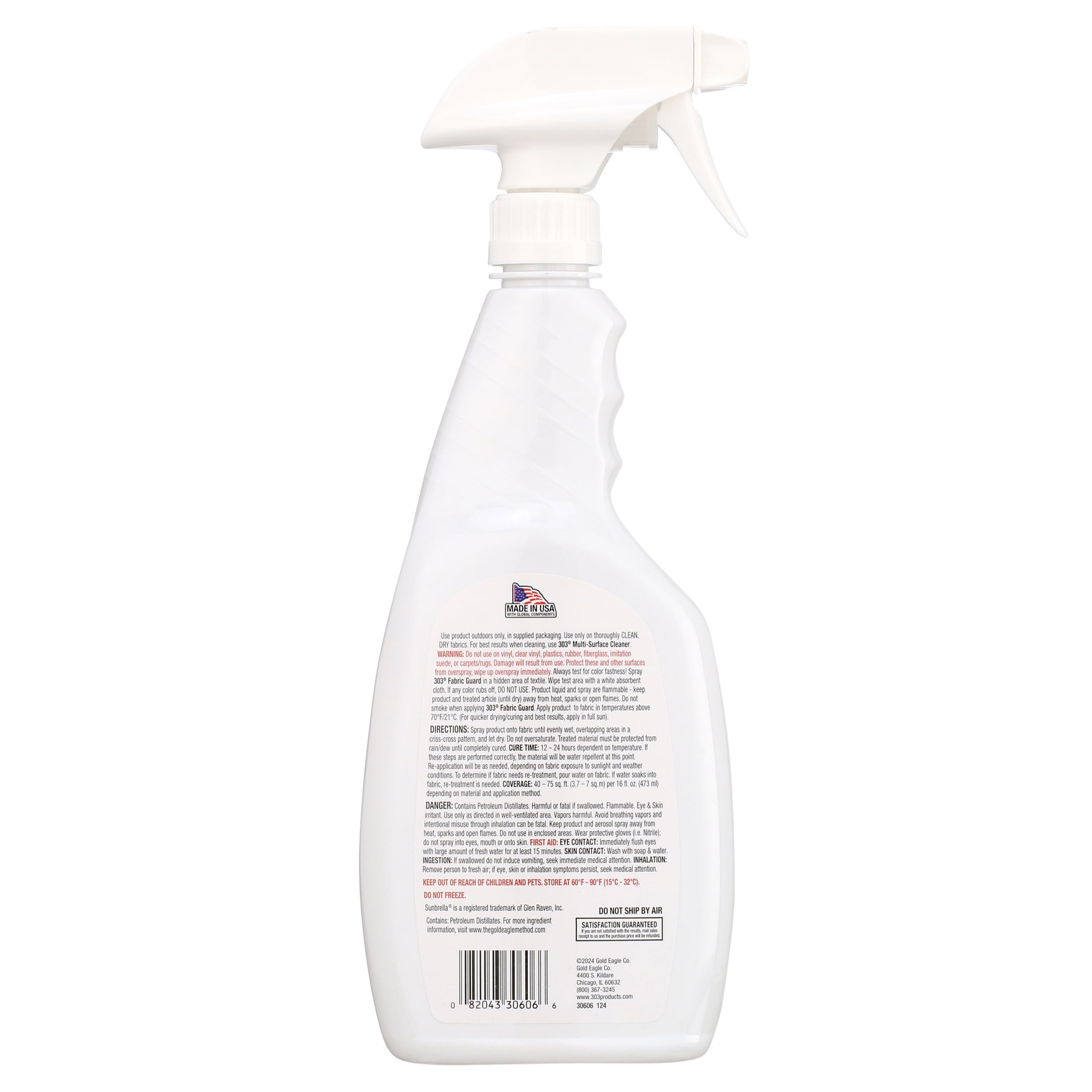 303 Products Fabric Guard Water Repellent & Stain Shielding Fabric Protector Spray, 32oz