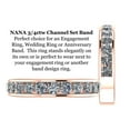 thumbnail image 5 of Anniversary Band Ring Channel Set w/ Pure Brilliance CZ 0.75ctw - Reg Shank - 14K Rose Gold - Size 8, 5 of 8