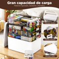 thumbnail image 4 of 4 Niveles Caja de Almacenamiento de Medicamentos, Botiqu&iacute;n de Primeros Auxilios de Pl&aacute;stico, Caja de Almacenamiento Port&aacute;til, con Broche, Mango, A prueba de Humedad, p, 4 of 8