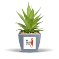 thumbnail image 1 of Like Sports Fitness Balanced Basketball Fake Pineapple Flower Pot Vase Mini Decor, 1 of 3
