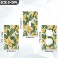 thumbnail image 4 of Switch Panel Switch Decoration 2.76x4.53x0.28 Inches Toggle Switch Switch Plate Wall Plates Living Room Kitchen Bedroom Study Switches Green Leaf Banana, 4 of 8