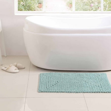 Barron Cotton Chenille Bath Rug 1 5 X 2 On Walmart Accuweather Shop