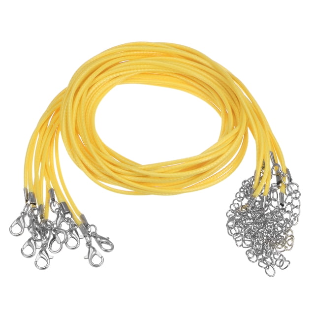 Collar Cordón A Granel Unique Bargains 23 Pulgadas 1,5mm Amarillo