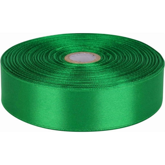 1 inch Satin Ribbon 50 Yards Solid Fabric Ribbons Roll for Wedding Invitations, Bridal Bouquets, Sewing, Party Decorations, Gift Wrapping and More