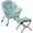 Dutch Velvet HLR-66 (4 buckles on the backrest), variant on Lazy Chair with Ottoman, Large Lounge Accent Chair, Comfy Armchair with Folding Footrest,Reading Armchair with Side Pocket for Living Room, Bedroom, Dorm & Office