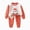 boy outfits-Red, variant on TOWED22 2 Piece Infant Toddler Winter Outfits Set Long Sleeve Print Pattern Pullover Top Round Neck Elastic Waist Sweatpants Warm Clothes(Red,4-5 Y)