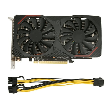 RX 6600 XT 8GB GDDR6 Graphics Card 128bit 8 PCI Express 3.0 Support 1080p PC Graphics Card with Dual Fan for Desktop