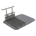 thumbnail image 1 of Umbra UDry Dishrack with Drying Mat,Charcoal, 1 of 6