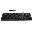 thumbnail image 1 of Minority Language Keyboard 104 Keys USB Wired Keyboard with 4.9ft Cable, Slim Keyboard for Desktop Laptop Computer Universal, 1 of 7