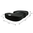thumbnail image 6 of Auto Drive 1Piece Car, Tractor & wheelchair Seat Cushion Natural Latex Black Universal Fit, 19CU29, 6 of 8