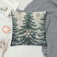 thumbnail image 2 of Qinduosi Christmas Throw Pillow Covers, Winter Holiday Cushion Case Decoration for Sofa Couch of White, 2 of 5