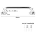 thumbnail image 4 of Barra de apoyo de pared robusta de acero inoxidable, manija de baño, baño, WC, barra de apoyo de seguridad para niños mayores discapacitados (30 cm), 4 of 5