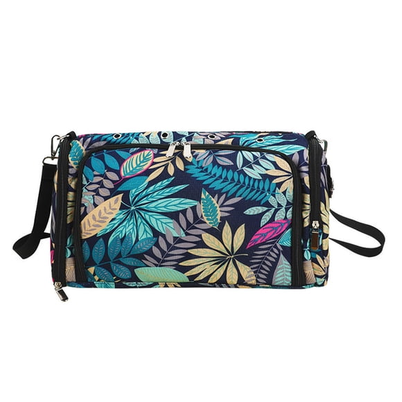 Billuyoard Bolsa de almacenamiento de hilo, bolso de hombro, bolsas de tejer, bolsa de agujas de bordado de tela Oxford cuadrada para costura de Type3 NO3