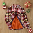 thumbnail image 7 of LowProfile Button Down Shirts for Women Plus Size Long Sleeve Casual Tops Plaid Fleece Lined Jacket Up Fuzzy Checkered Flannel Winter Fall Blouse, 7 of 7