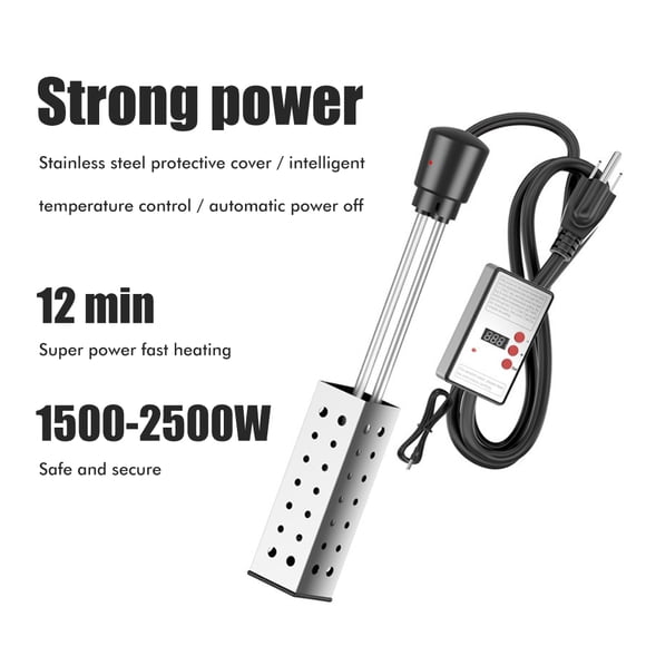 Electric Immersion Heater Bucket Water Heater Submersible Water Heater Submersible Pool Bathtub Heater Household Bucket Water Heater Electric Immersion Heater Bucket Water Heater