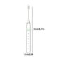 thumbnail image 3 of Electric Toothbrush For Adults With Bracket , With 6 Brush Heads And6 Modes, Rechargeable Sonic Toothbrush One Charge For 15 Days, Travel Electric Toothbrushes (White), 3 of 9