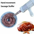 thumbnail image 3 of Machine Manuelle de Farce à Saucisses à la Main Saucisson Salami MakerFunnel Blanc, 3 of 6