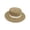 Khaki, variant on Unisex Wide Brim Panama Hat, UPF 50 Sun Protection Straw Hat for Men and Women, Classic Boater Style Beach Vacation Hat for Summer, Outdoor Travel and Sun Shade-Black