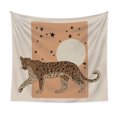 thumbnail image 1 of Tapiz de pared con diseño de leopardo, 150 x 130 cm, microtela de fibra, 1 of 3
