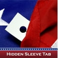 thumbnail image 3 of G128 Heavy Duty Sleeve Type, No Pole 2x3 ft, 3 Pack Embroidered American Flag 210D Polyester, 3 of 8
