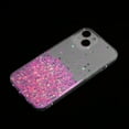 thumbnail image 2 of Allytechgroup Noctiluncent Fluorescent Luminous Phone Case for iPhone 12 Pro / 12 6.1", Bling Glow in The Dark Soft TPU Cover for Women Girls, Shockproof Protective Case, Pink, 2 of 7