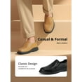 thumbnail image 3 of CAMEL Leather Shoes for Men Loafers Soft Mens Slip on Shoes Casual Comfort Moccasin Daily Flats Driving Lightweight Walking Sneakers Shoes Outdoor, 3 of 10