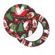 thumbnail image 2 of Balery Merry Christmas1 Fundas de asiento para taburete de bar redondo de tela de terciopelo ajustables que protegen de arañazos y manchas para sillas de 14 a 17 pulgadas.-12 inch, 2 of 7