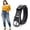 A-black With Gun Color Buckle, variant on WERFORU Women Black Leather Belt Plus Size Polished Buckle for Jeans Pants